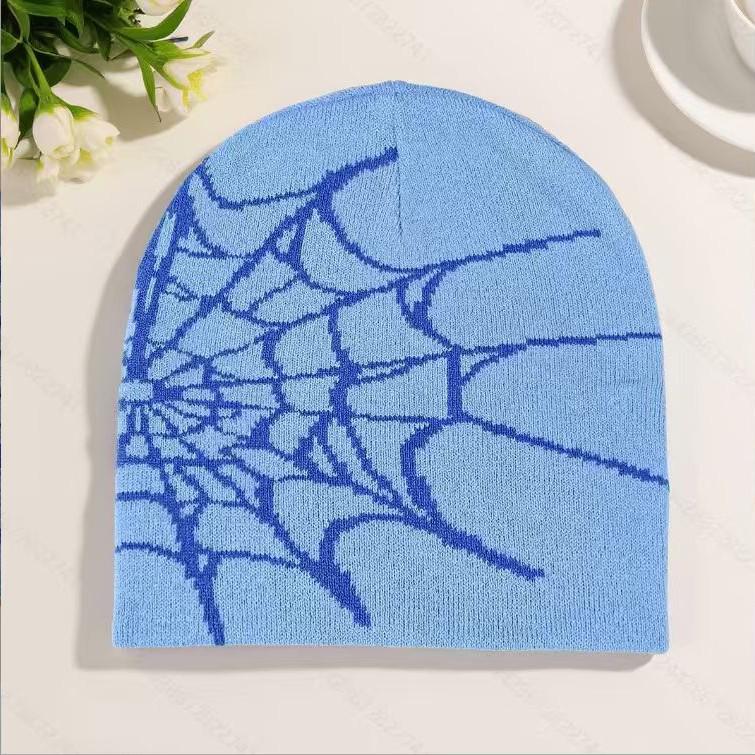 Herfst & Winter Koreaanse Stijl Spinnenweb Gebreide Muts - Warme Wol, Veelzijdig, Trendy