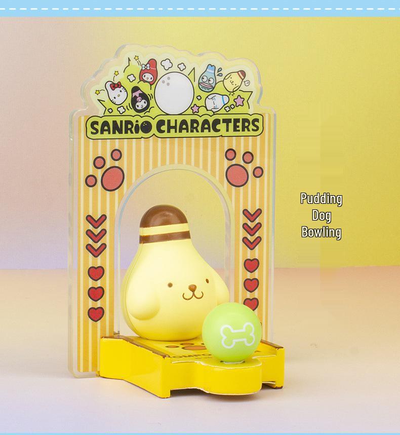 Sanrio Family Bowling Club Blind Bag Toy Figure and Desktop Ornament