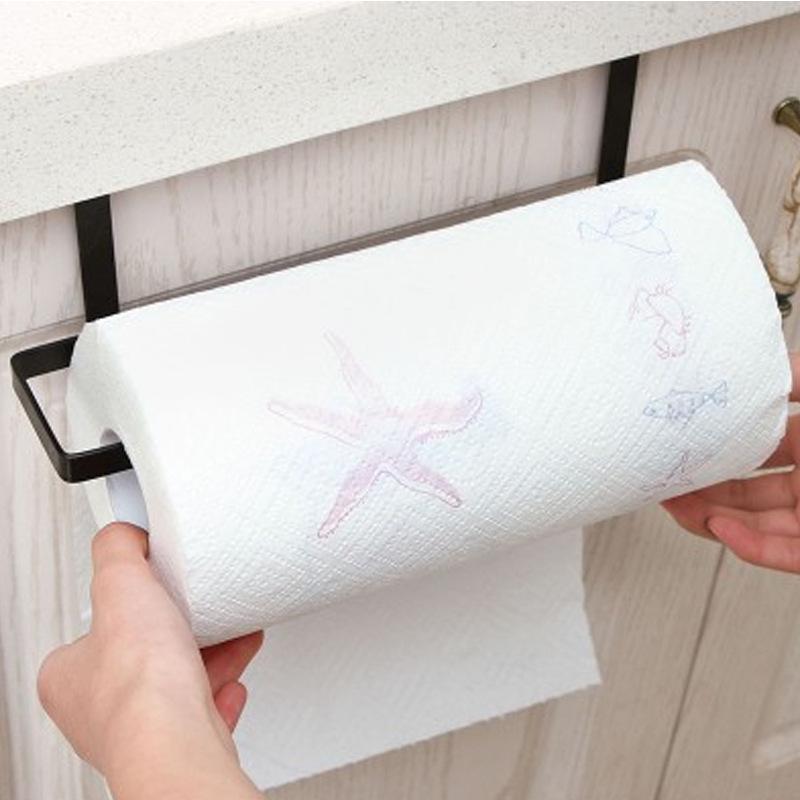 Stojak na ręczniki papierowe i folię plastikową do kuchni bez dziurkowania