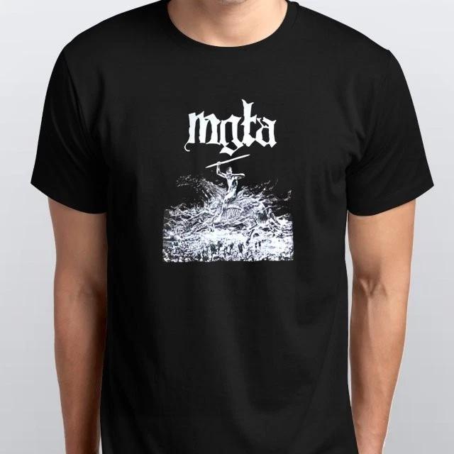 

Mgla Age of Excuse Черный Металл Унисекс 100% Хлопок Футболка Мужские Футболки Топ S M L XL XXL 3 4 XL цвета Черный M