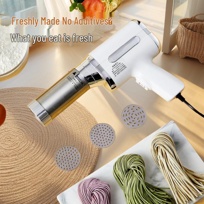 High-Power Stainless Steel Automatic Noodle Maker - Handheld Household Press
