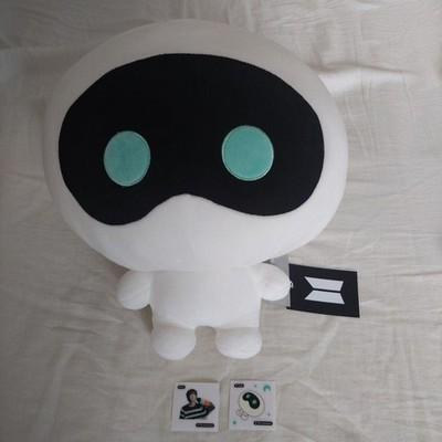 BTS JIN Astronaut WOOTTEO Doll Cushion White Ver Plush Pillow Official