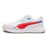 Puma Runtamed Fabric Two-Layer Cowhide Synthetic Leather Comfortable Durable Lightweight Low-Top Casual Shoes Unisex Casual Shoes White Red 389236-11