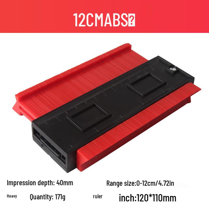 

Contour & Radius Profile Gauge Tool: Precision Measuring for Woodworking Curves