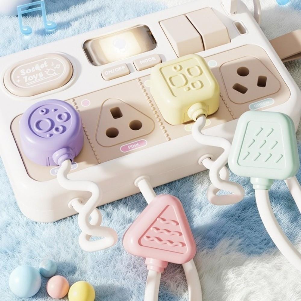 Sturdy Compact Plug Board Toy Early Education Intelligence Toy Montessori Toy