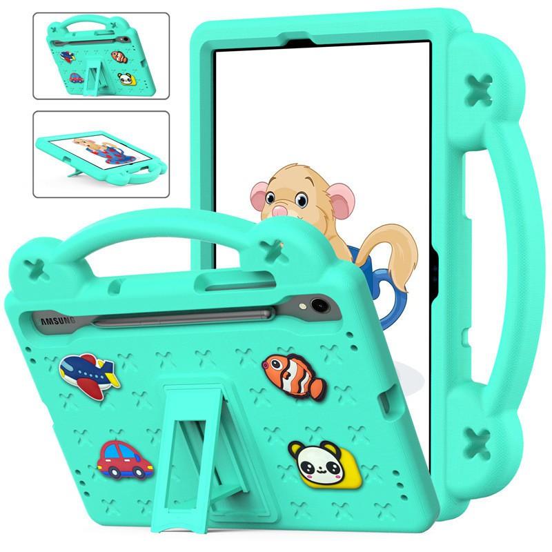 Cartoon Vollabdeckung Schutzhülle mit Griffständer Galaxy Tab S10 FE S9 11.0 Lite