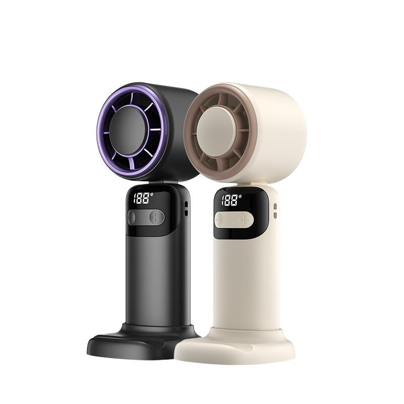 Mini USB Rechargeable Handheld Fan 3000mAh Office Student Small Electric Fan 100 Gear Portable Air Mini Cooling Fan