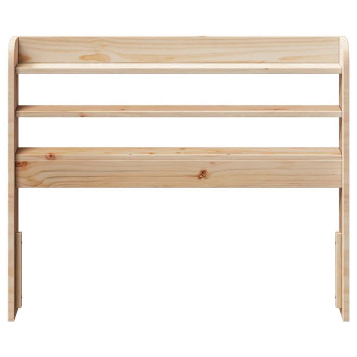 VidaXL Headboard with Shelves 90 Cm Solid Pine Wood, Wooden Headboard, Headboard with Storage, Headboard On 850962