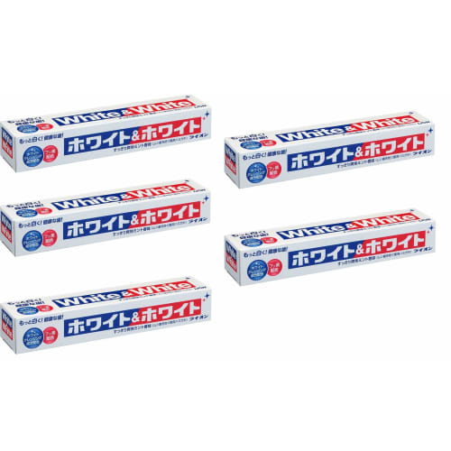 

[Set of 5] Lion White & White 150g x 5