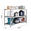 Bieying 3-Tier Stainless Steel Kitchen Storage Shelf