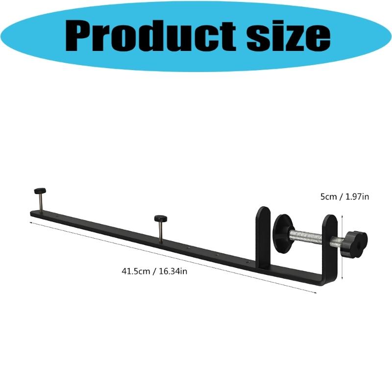 Desk Clamp Storage Bracket Set of 2 with Hanging Support for Study Desk Side Storage, Home Office Table, Daily Item Access and Supply Holding