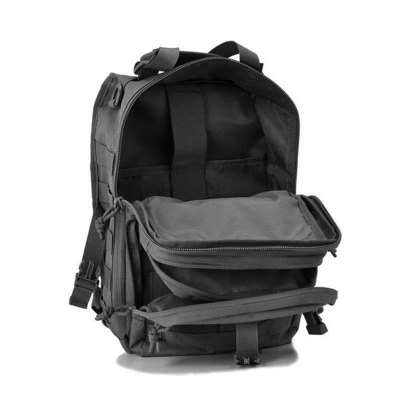Borsa da Petto da Uomo Zaino Militare Pacchetto Tattico d'Assalto Borsa a Tracolla a Bandoliera Zucchino Impermeabile Borsa Zaino da Esterno Trekking Campeggio Pacco Borsa a Spalla da Uomo