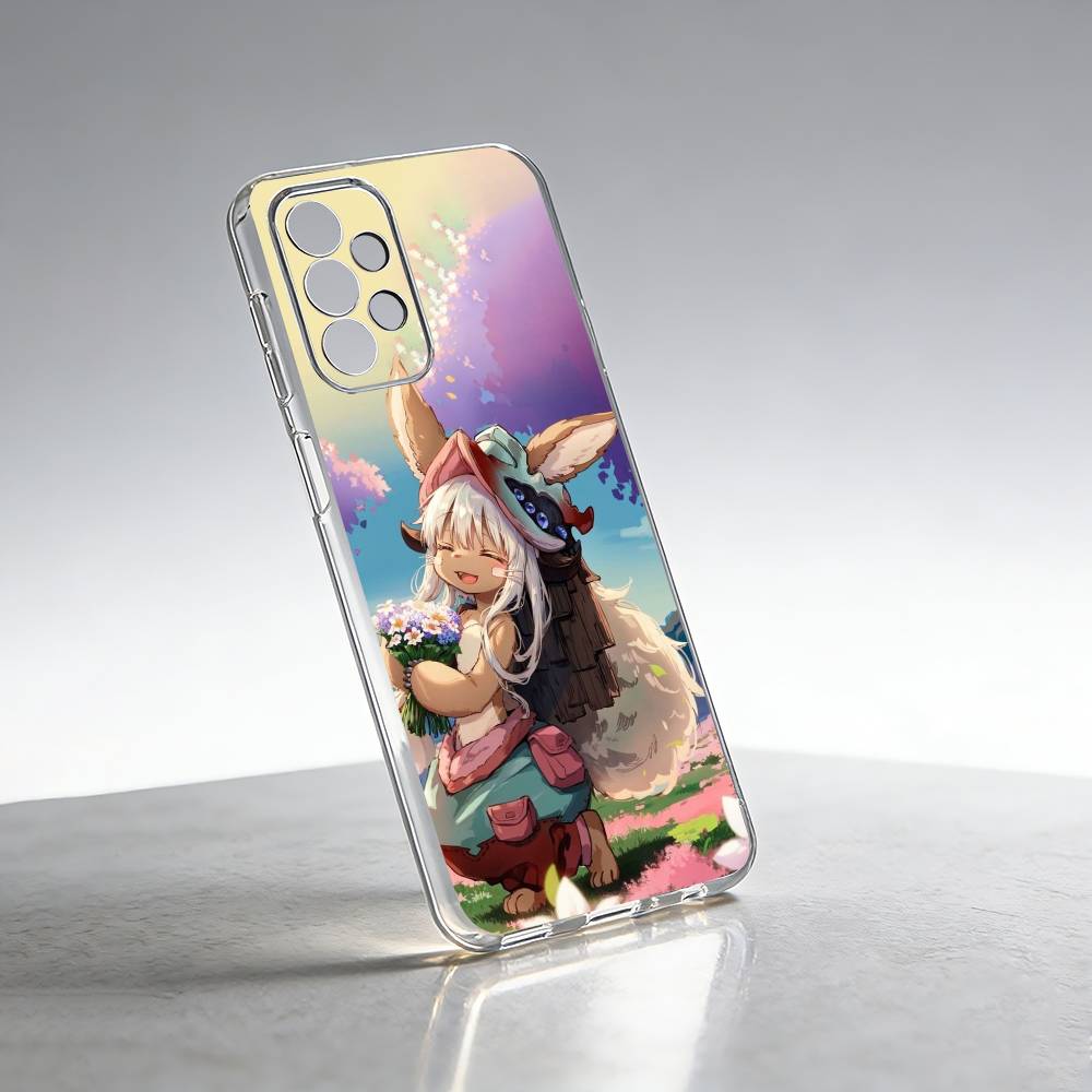 M-MADE IN A-ABYSS Nanachi Phone Case For Samsung S25,S24,S21,S22,S23,S30,Ultra,S20,Plus,Fe Transparent Cover