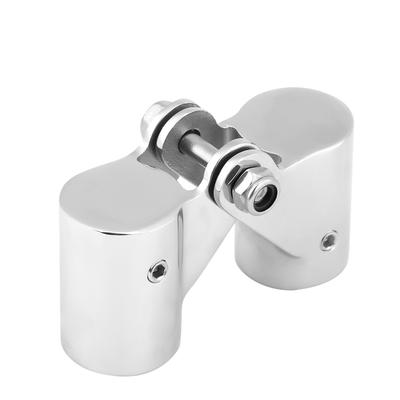 Edelstahl Klapp Swivel Connector Boot Schiene Rohr Rohr Armaturen für Marine Yacht(25MM)