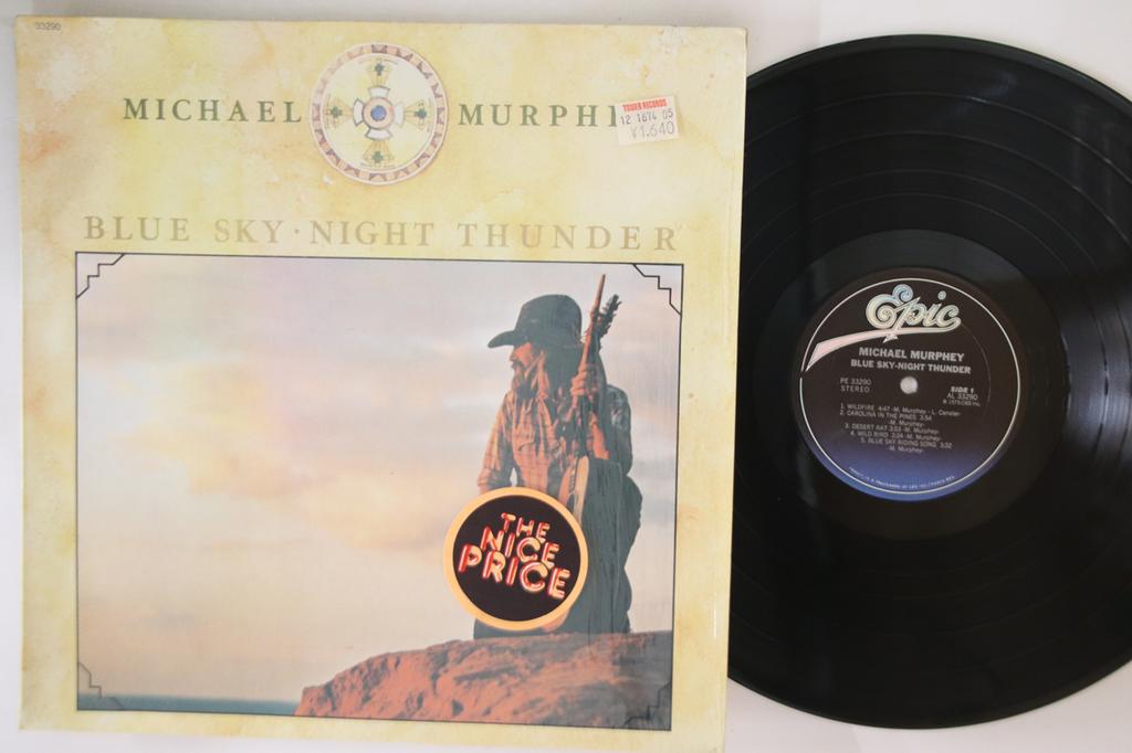 LP Schallplatte MICHAEL MURPHEY - Blue Sky - Night Thunder PE33290 EPIC 1981 US Country Gebraucht