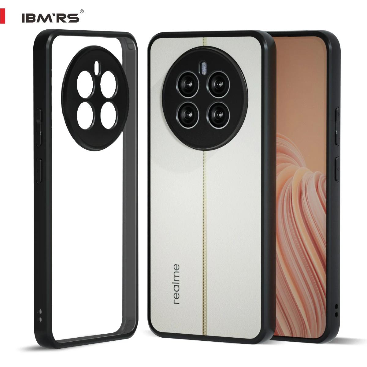 

(Comes with wrist strap)for Realme 12+ 5G Case, Prevents Accidental Drops Non-Slip Anti-Yellowing Camo Transparent Phone Cover transparent прозорий