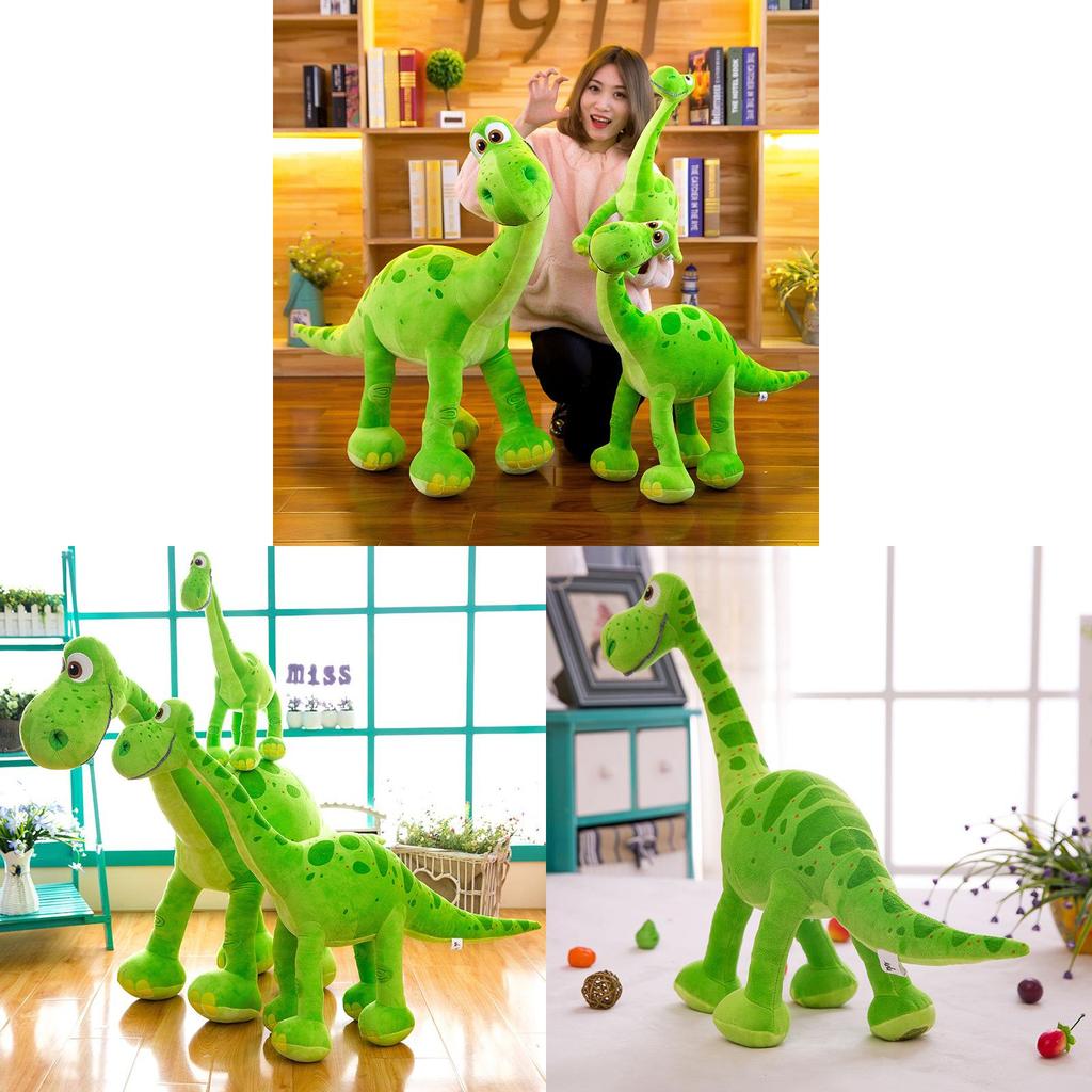 Plyšák Dobrý dinosaurus se super měkkým krátkým vlasem pro děti, společník pro miminka na spaní