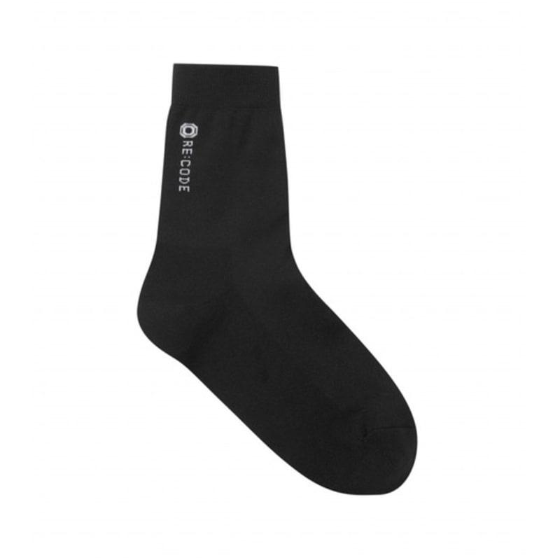 RE;CODE Regular Logo Socks_RYAAM23812BKX