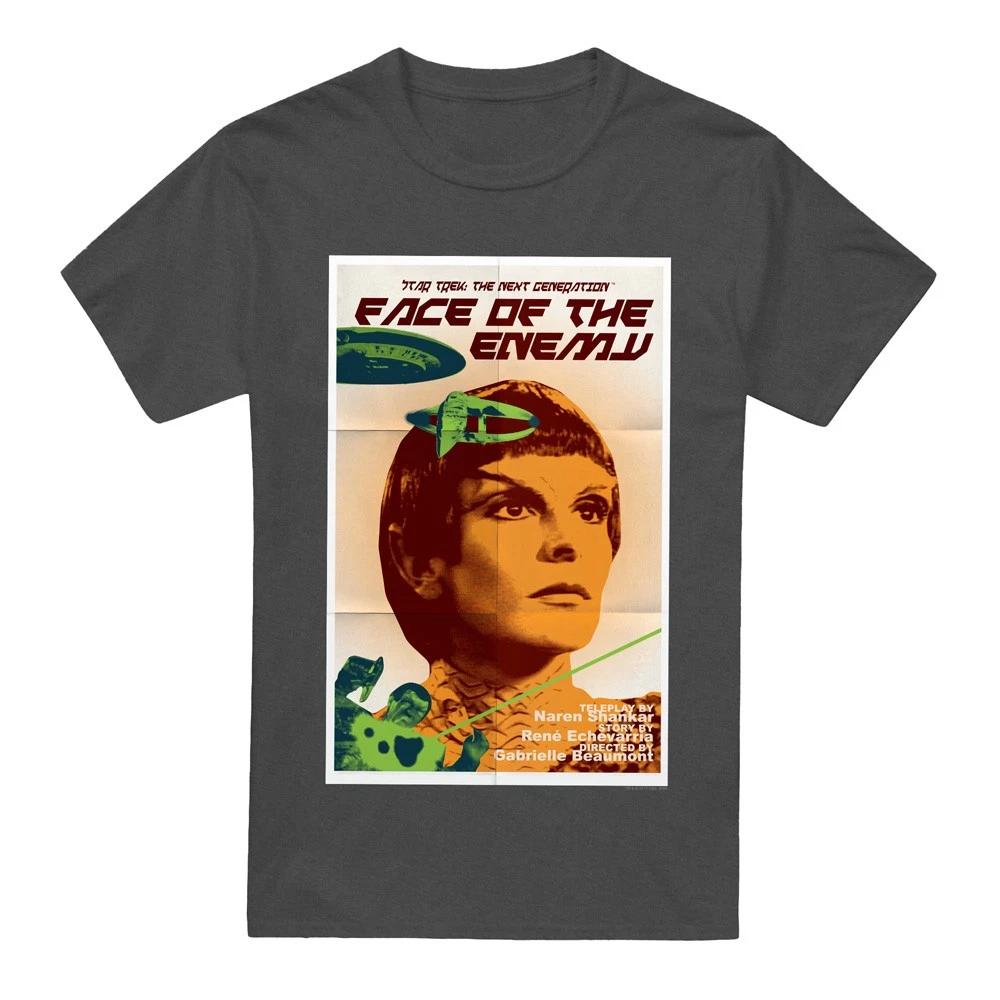 

Star Trek Tng Season 6 Episode 14 100% Cotton T-shirt Mens Tees Top S-3XL, Charcoal 2XL