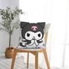 Cartoon Glücklich Kawaii Kuromi Kissenbezug Polyester Kissenhülle Dekor Wurfkissenbezug Wohnzimmer Reißverschluss 18'