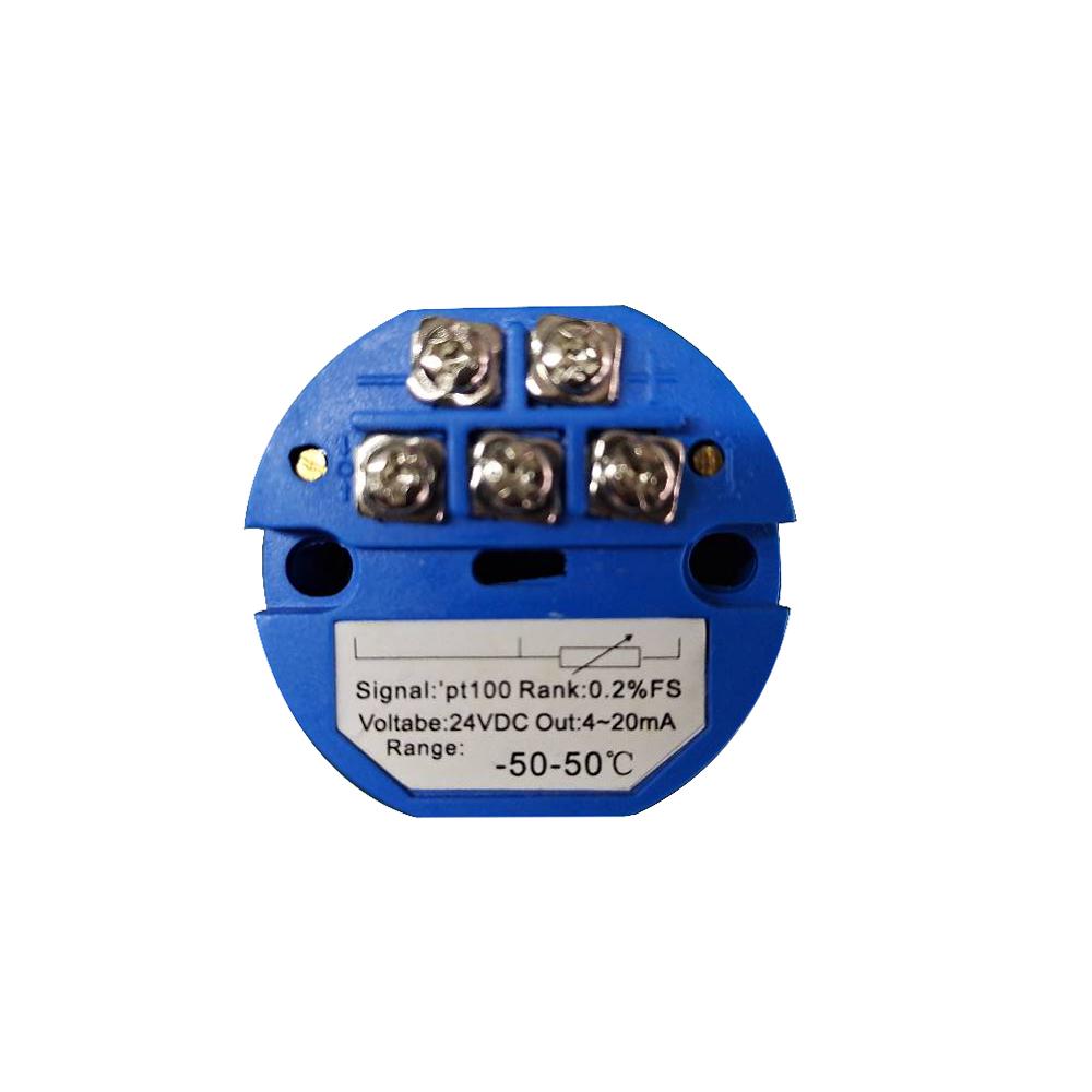 PT100 0-600℃ Temperature Sensor Transmitter 4-20MA Output DC24V