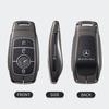 WDZIM1 Car Sticker Metal Car Remote Key Case Fob Cover Shell For Mercedes Benz AMG A C E S G Class GLC CLE CLA GLB GLS W177 W205 W213 W