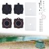 Air Pumps Rebuild Complete Diaphram Filter Screws Kit Replacement for HP80-0117 HP80-0110 HP80 HP60 CS103EL AS500