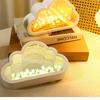 Handmade DIY Night Atmosphere Lamp Clouds Tulip Lamp LED Night Light Mirror Table Lamp Bedroom Decor Lights New