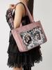 WEGO Transparent Large Intestine Single Shoulder Bag - Small Capacity, Versatile with Button Closure.