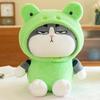 Cosplay Frog Sofa Decoration Stuffed Toys Cat Plush Toys Dressup Cat Plush Doll Plush Animal Toy