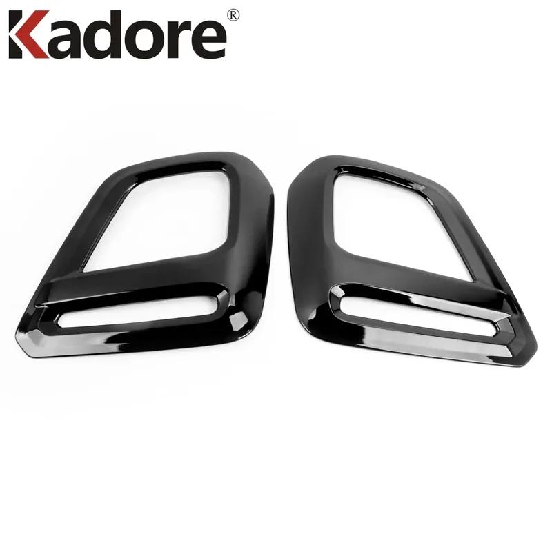 Front Fog Light Lamp Cover Trim For Subaru Forester Sport/Touring/E-BOXER/IS    Black Car Accessories Foglight Trims