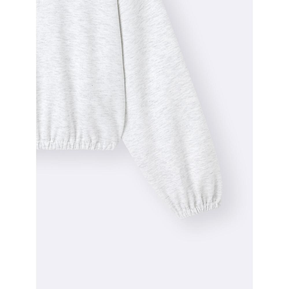 Gu By Uniqlo Girls Puff Sweat Half Zip Pullover Jr
