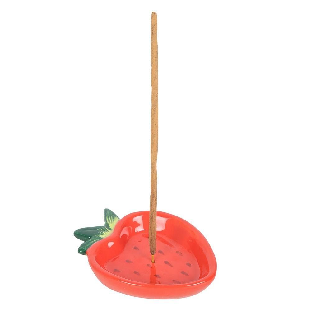 Something Different Tutti Frutti Strawberry Incense Stick Holder Set (Pack of 12)