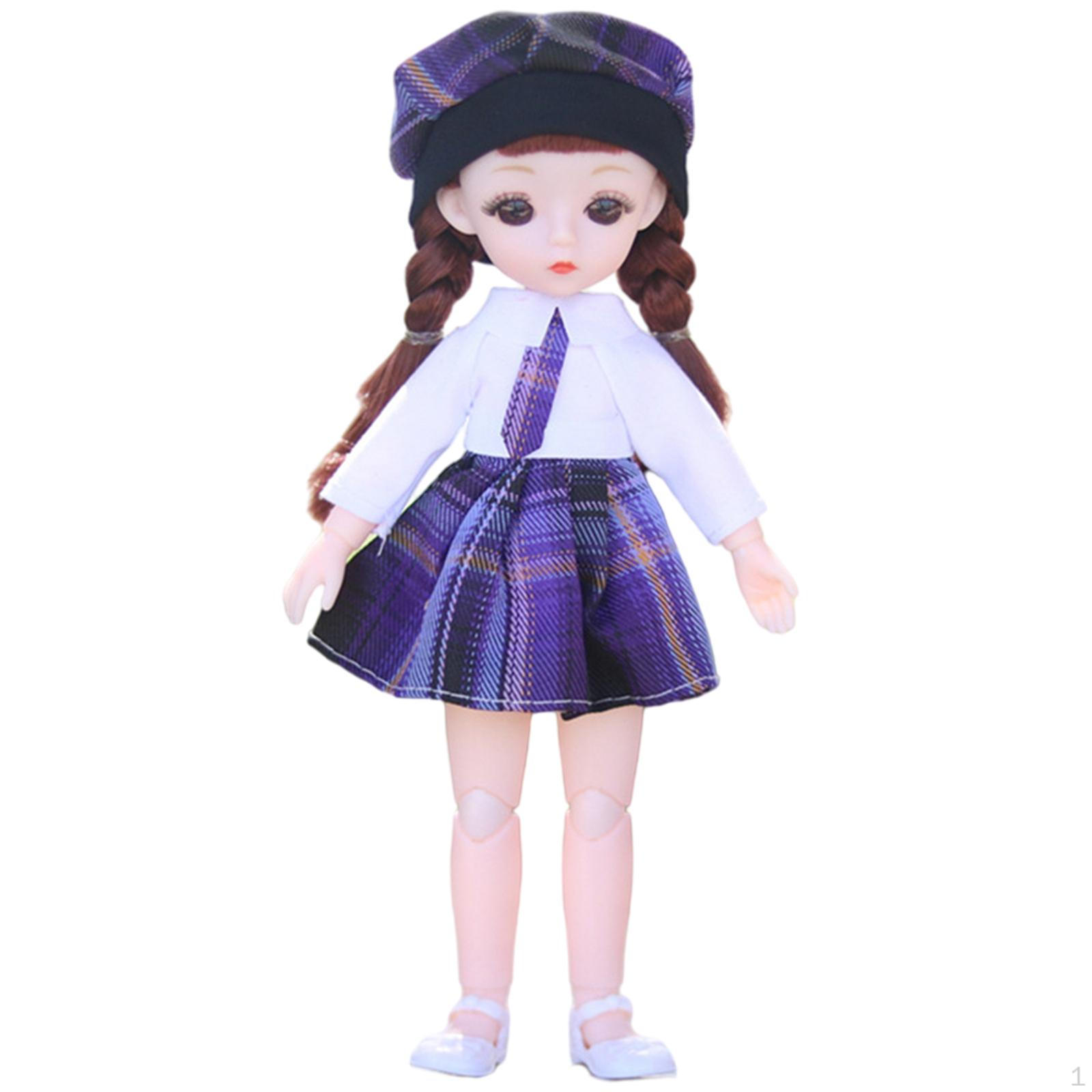 

Очаровательная кукла 23 см. Одежда для девочек на Рождество Purple