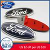Car Sticker 2026 Ford New 2025 Hot ABS 22.5cm Car Front Rear Emblem Sticker Trunk Decal for Ford Edge Escape Fiesta Transit Rang
