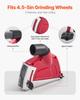 VEVOR Cutting Dust Shroud for Angle Grinders, Universal 4-5 in Angle Grinder Dust Shroud with 6 Clamping Washers, Adjustable Cutting Depth