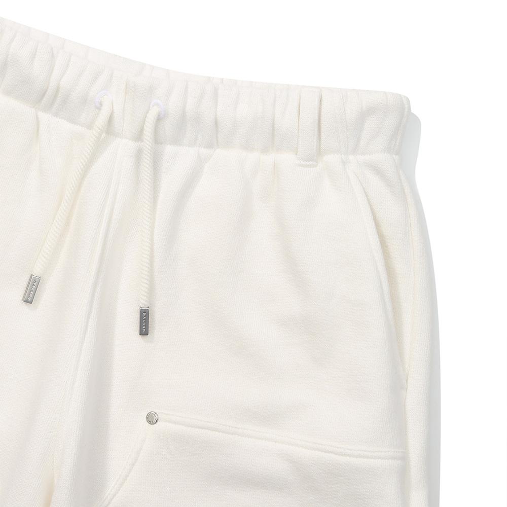 MALBON GOLF [Tour Divot] French Terry Sweatpants Ivory (Man)