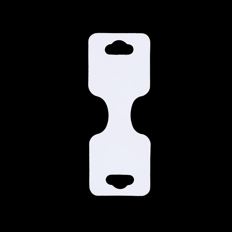 100pcs Self Adhesive Kraft Paper Card Bracelet Necklace Jewelry Hanging Holder for Small Business Retail Display Packaging