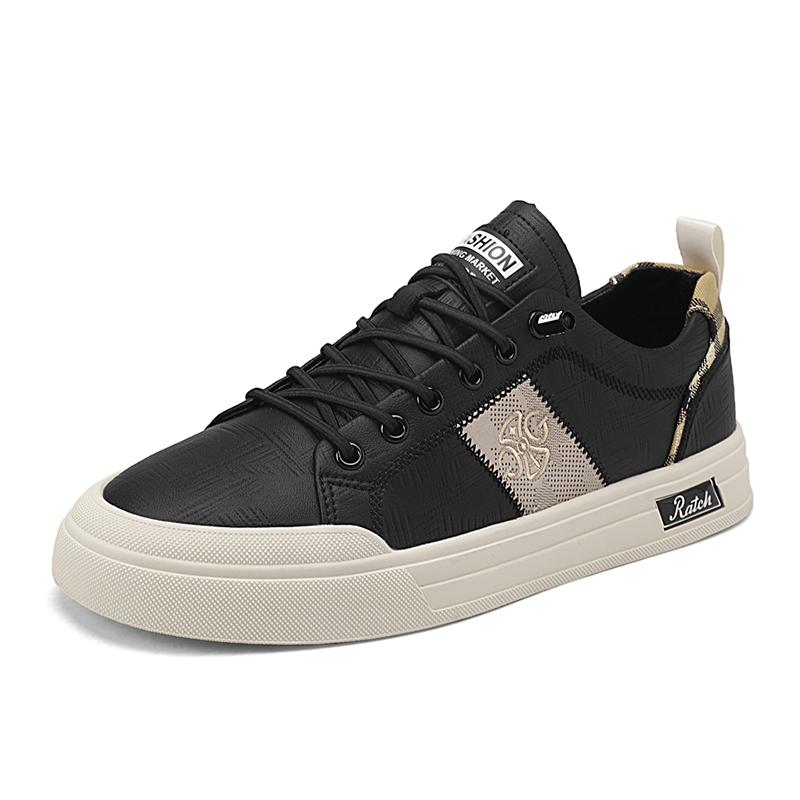 

Fashion Mens Comfortable Oxford Shoes Fashionable Casual Leather Shoes Leisure Walk Men Outdoor Shoes Lace Up Sneakers Tenis Masculino 44 чёрный