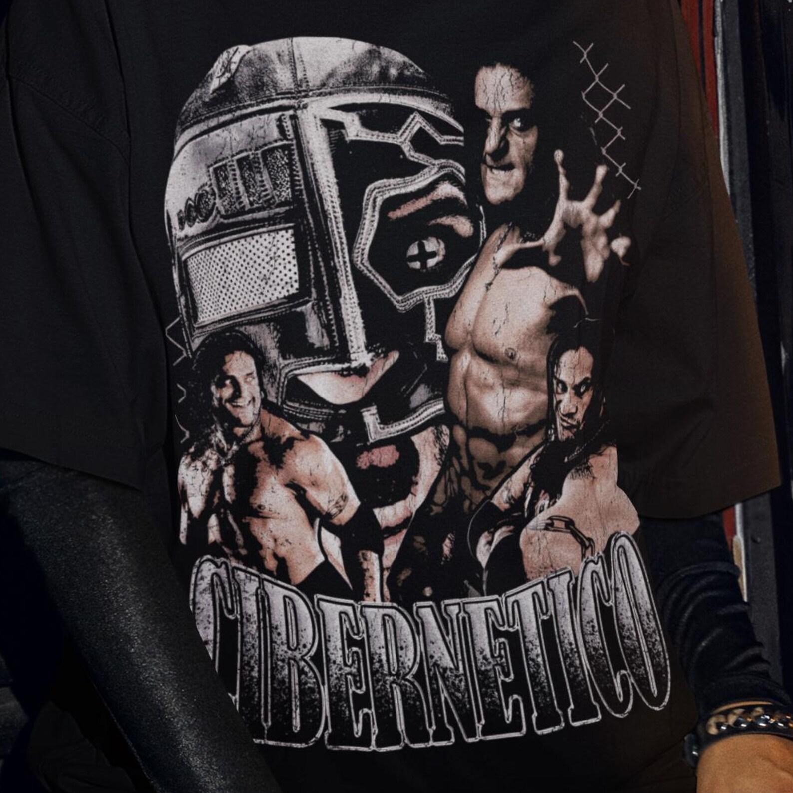 El Cibernetico Vintage Retro Unisex T-Shirt | Cibernetico Fan Gift | Cibernetico Tee | Mexican Lucha Libre | Lucha Libre Fan Gift Tee M