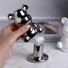 1 Piece of Ceramic Toothpick Holder, Cute Shaped Cotton Toothpick Holder with a Caring Teddy Bear, Fashionable Home Decoration,