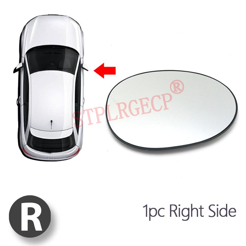 Stplrgecp Passenger Side Driver Side Left or Right Door Side Wing Mirror Glass Lens for Citroën C1 Peugeot 107 Toyota Aygo 05-14