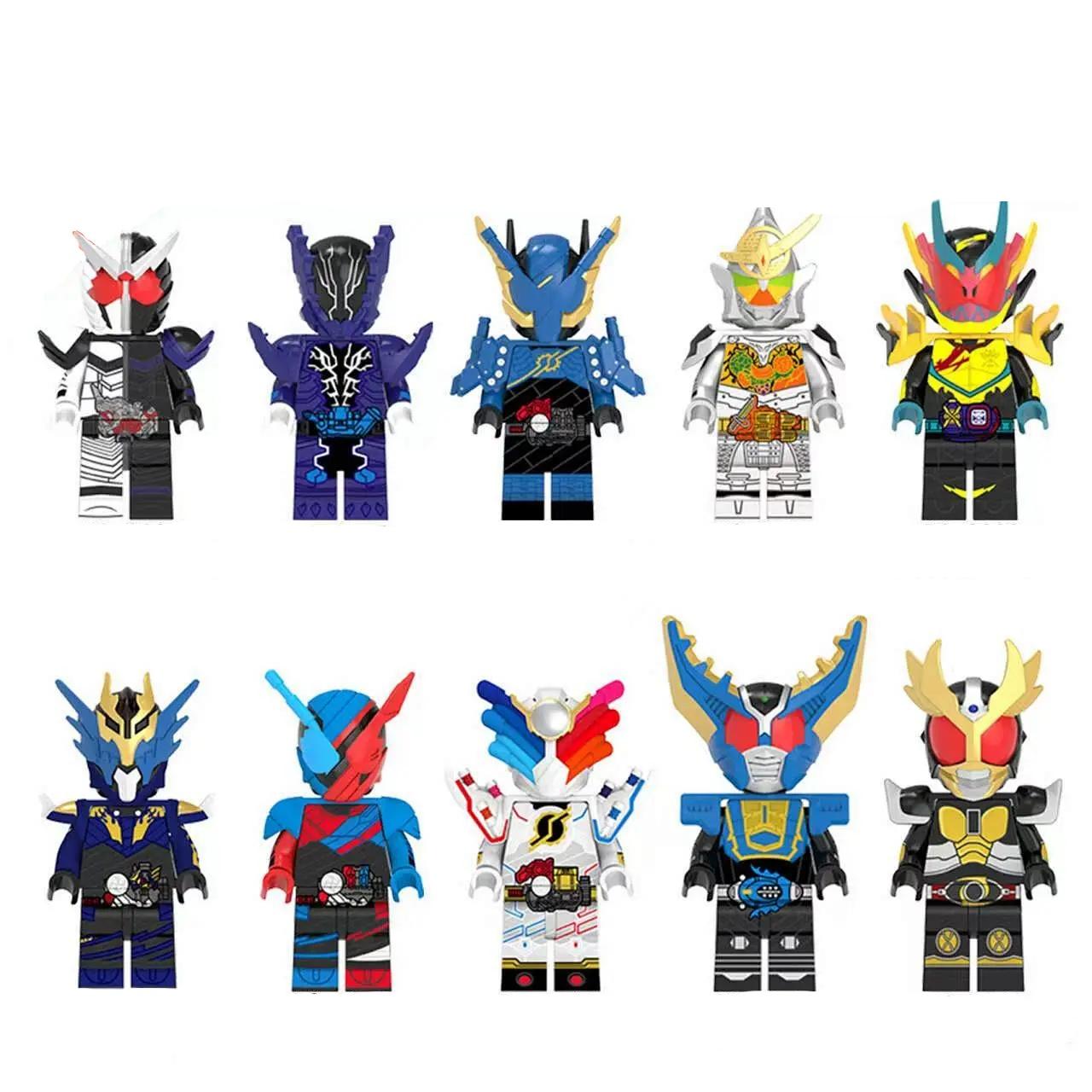 

Collection of Building Blocks and Minifigure Toys