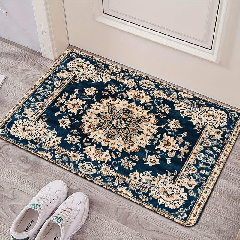 

Mandala Floral Pattern Traditional Modern Bohemian Geometric Door Mat Decorative Elegant Carpet Rug For Entryway Home Decoration 40x60cm