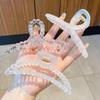 3Pcs New Clear Hair Clip Large Simple Hairpin Elegant Shark Clip Hair Accessories