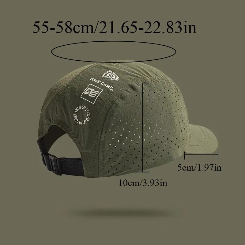 1Pc Unisex Breathable Unisex Baseball Cap,Outdoor Windproof Camping Breathable Golfcap For Sun Protection Quick Drying Hikinghat