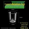ZISIZ 150ml Disposable Plastic Aviation Cup