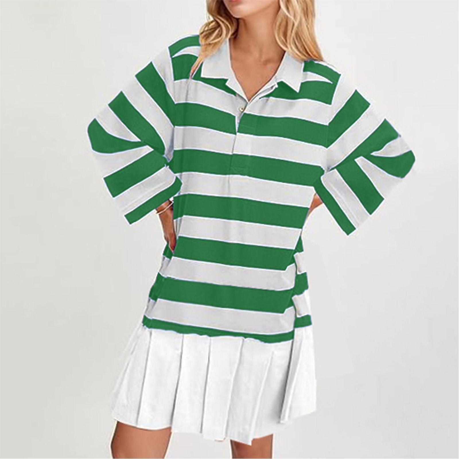 

Womens Oversized Sweatshirt Dress Long Sleeve V Neck Patchwork Casual Mini-Dresses XL зелений