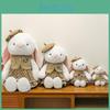 Rabbit White Small Hat Floral Skirt Animal Stuffed Plush Doll Pillow Gift
