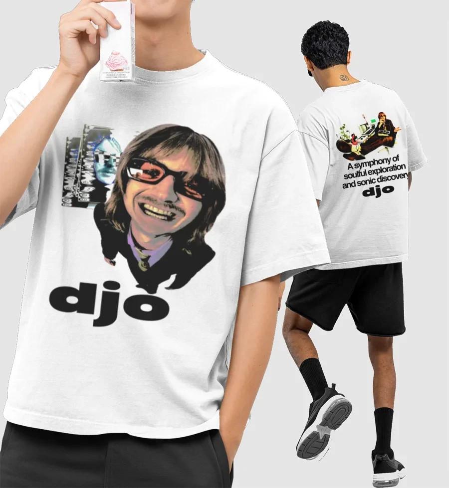 2 Sided Djo White Cotton Shirt All size S-5XL L482 XL